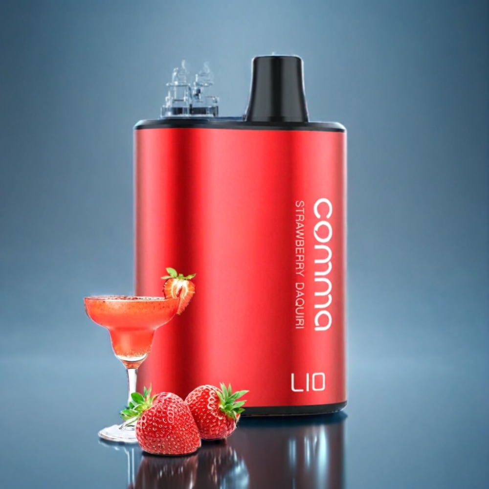 LIO COMMA 5000 Puffs Engros Danmark Jordbær Daiquiri 15ml