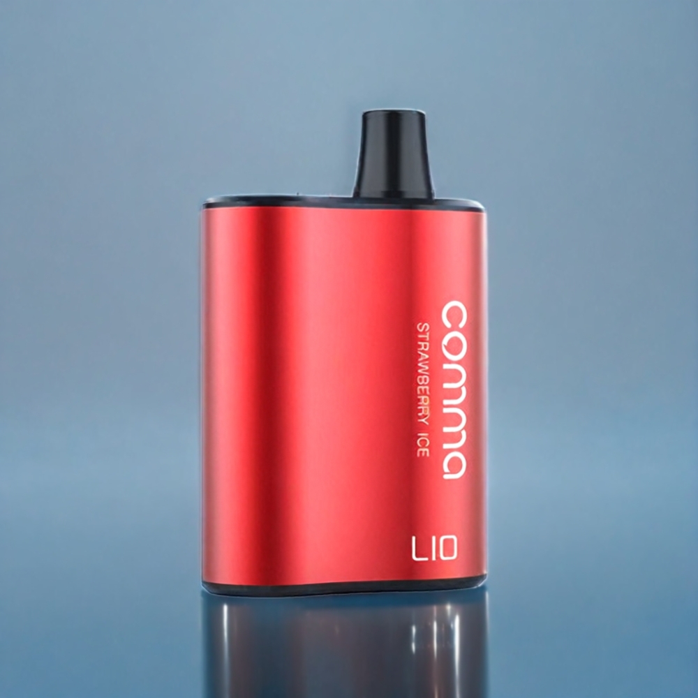 LIO COMMA 5000 Puffs Engros Danmark Engangs Vape Jordbær Is 15 ml