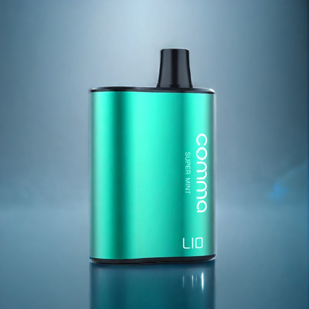 LIO COMMA 5000 Puffs Engros Danmark Engangsvape Super Mynte 15 ml