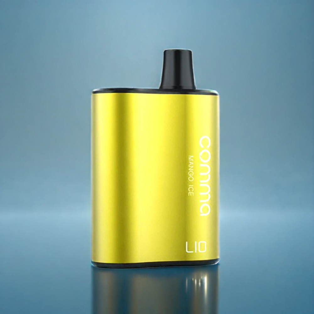 LIO COMMA 5000 Puffs Engros Danmark Mango Is 15 ml