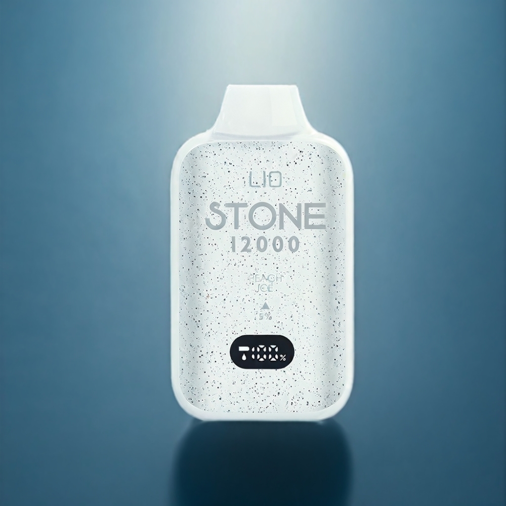LIO Stone 12000 Puffs Engros Danmark Fersken Is