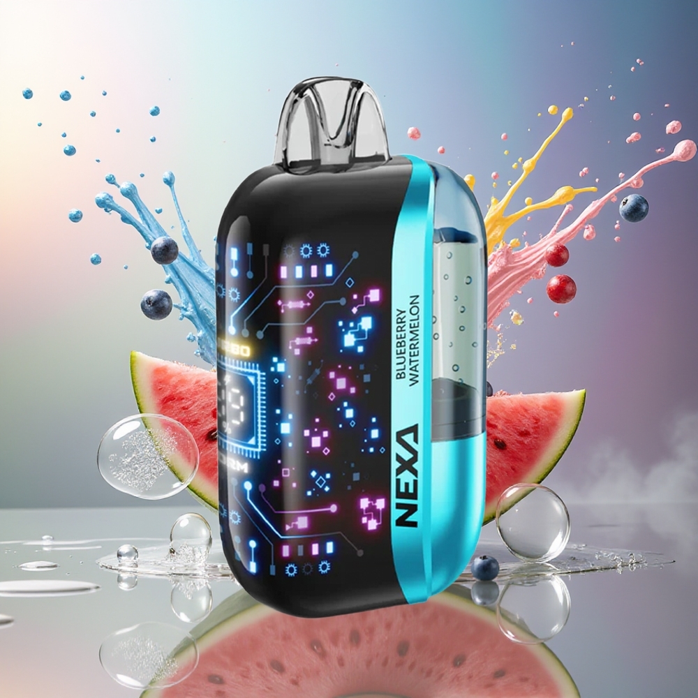 NEXA Ultra 50000 Puffs 20ml Blåbær Vandmelon Engros Danmark