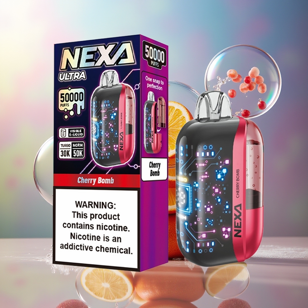 NEXA Ultra 50000 Puffs 20ml Engros Danmark Disposable Kirsebær Vape