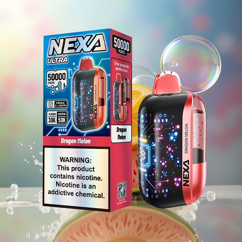 NEXA Ultra 50000 Puffs 20ml Engros Danmark Drage Melon