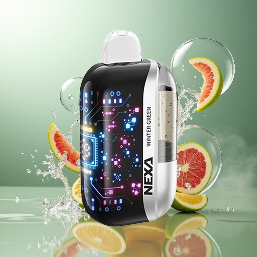 NEXA Ultra 50000 Puffs 20ml Engros Danmark Vintergrøn Engangsdamp