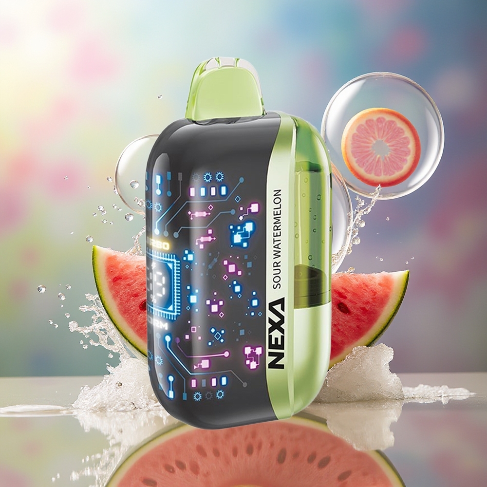 NEXA Ultra 50000 Puffs 20ml Sur Vandmelon Engros Danmark