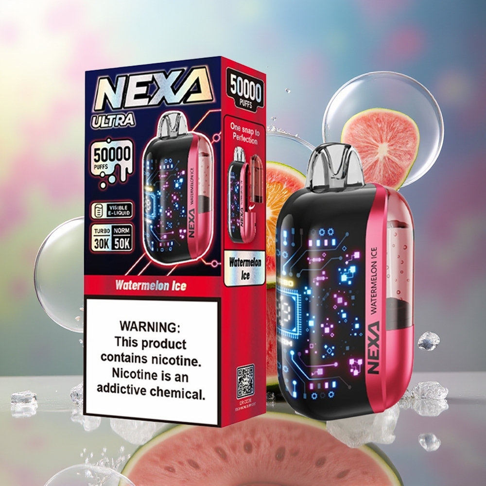 NEXA Ultra 50000 Puffs Vandmelon Is 20ml Engros Danmark