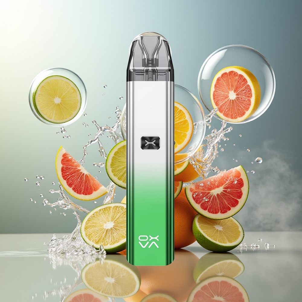 Oxva Xlim C 2mund 25W Glossy Grøn Sølv Engros Danmark