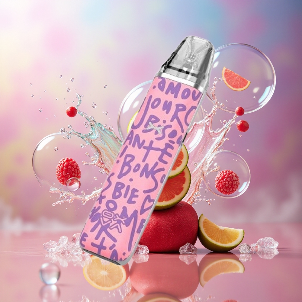 Oxva Xlim Go 2mund RGB Engros Danmark Graffiti Pink
