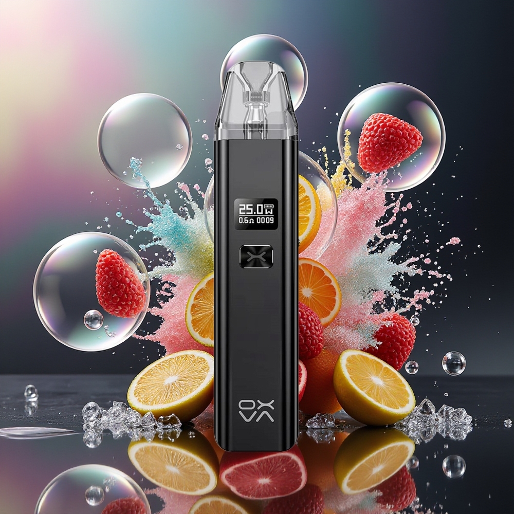Oxva Xlim Pod 2 Mund 25W Engros Danmark Skinnende Sort