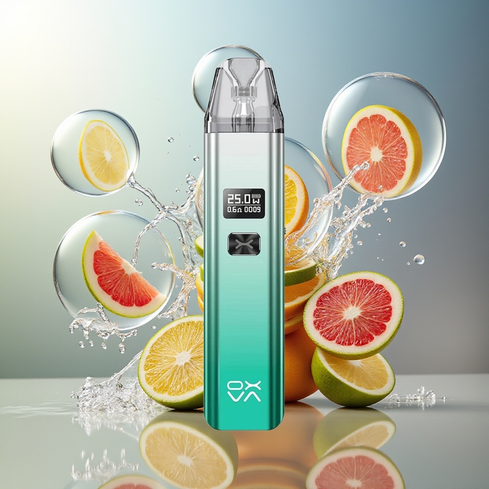 Oxva Xlim Pod 2 Mund 25W Max Output Power Skinnende Sølv Grøn Engros Danmark