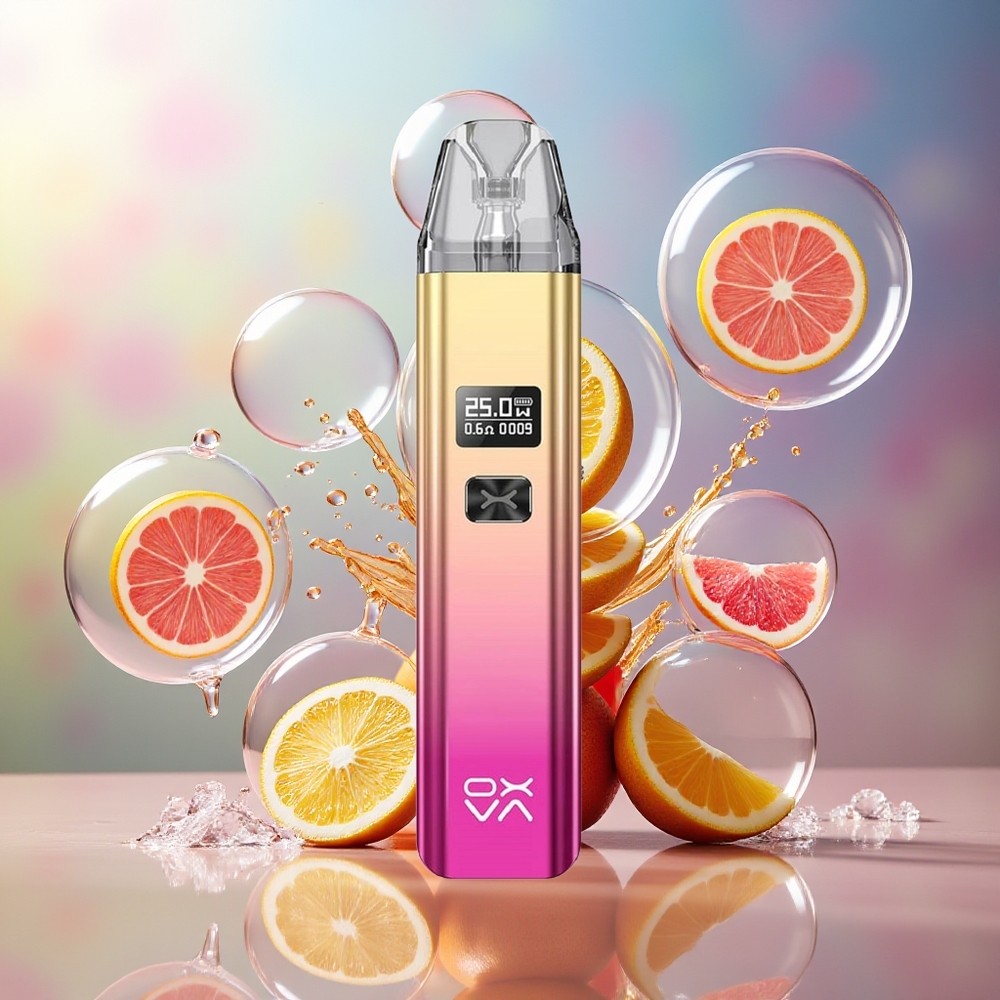 Oxva Xlim Pod 2 Mund Shiny Gylden Lyserød 900mAh Engros Danmark
