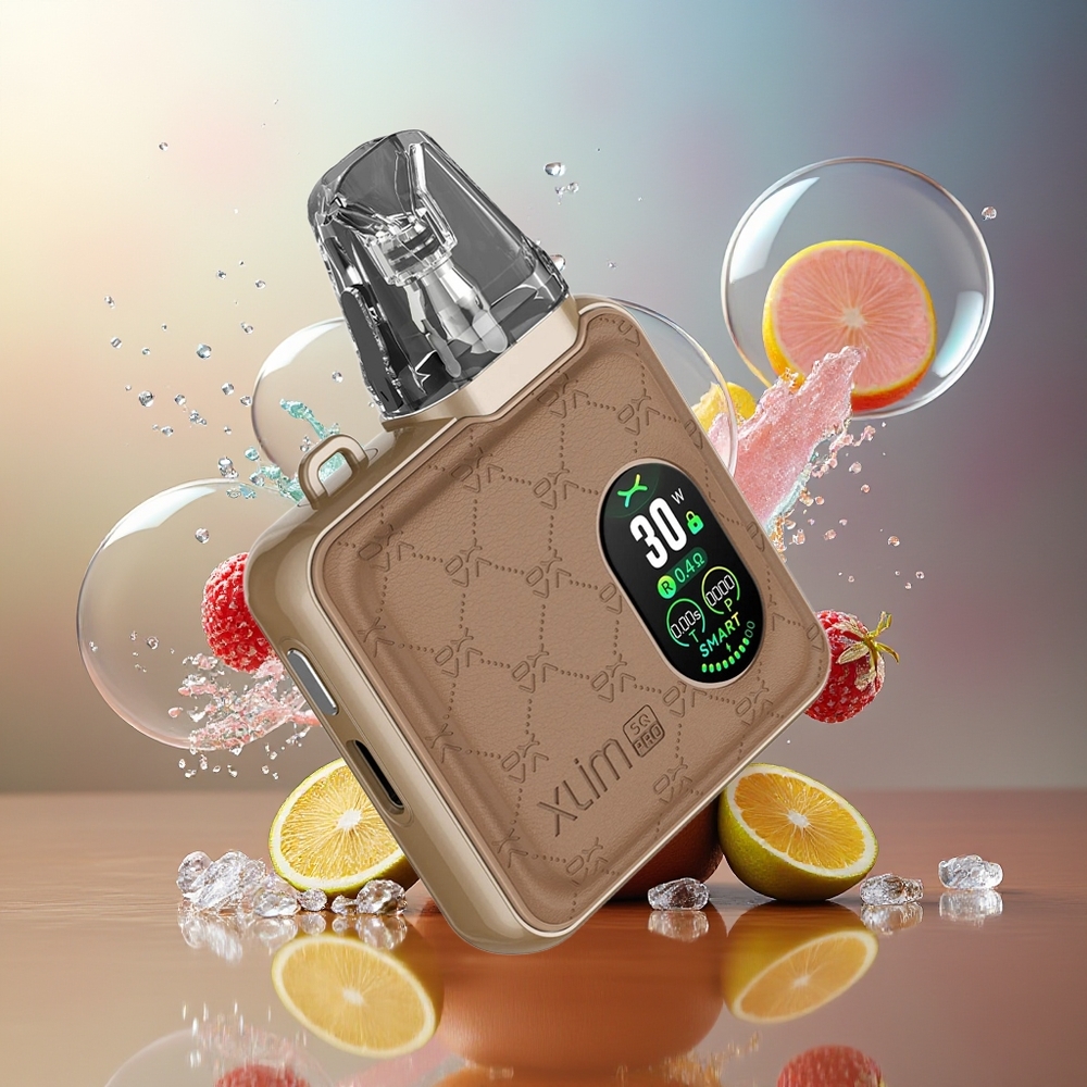 Oxva Xlim SQ Pro 30W Engros Danmark Kit Brun Læder