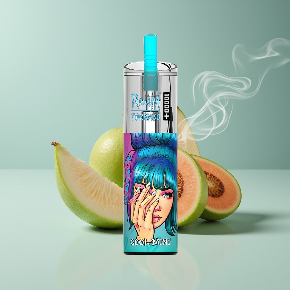 RandM Fumot Original Tornado 10000 Plus Engros Danmark 20 ml Kølig Mynte