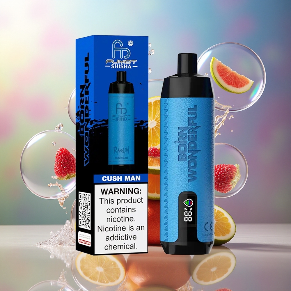 RandM Fumot Shisha 10000 Puffs 18ml Engros Danmark Cush Mand