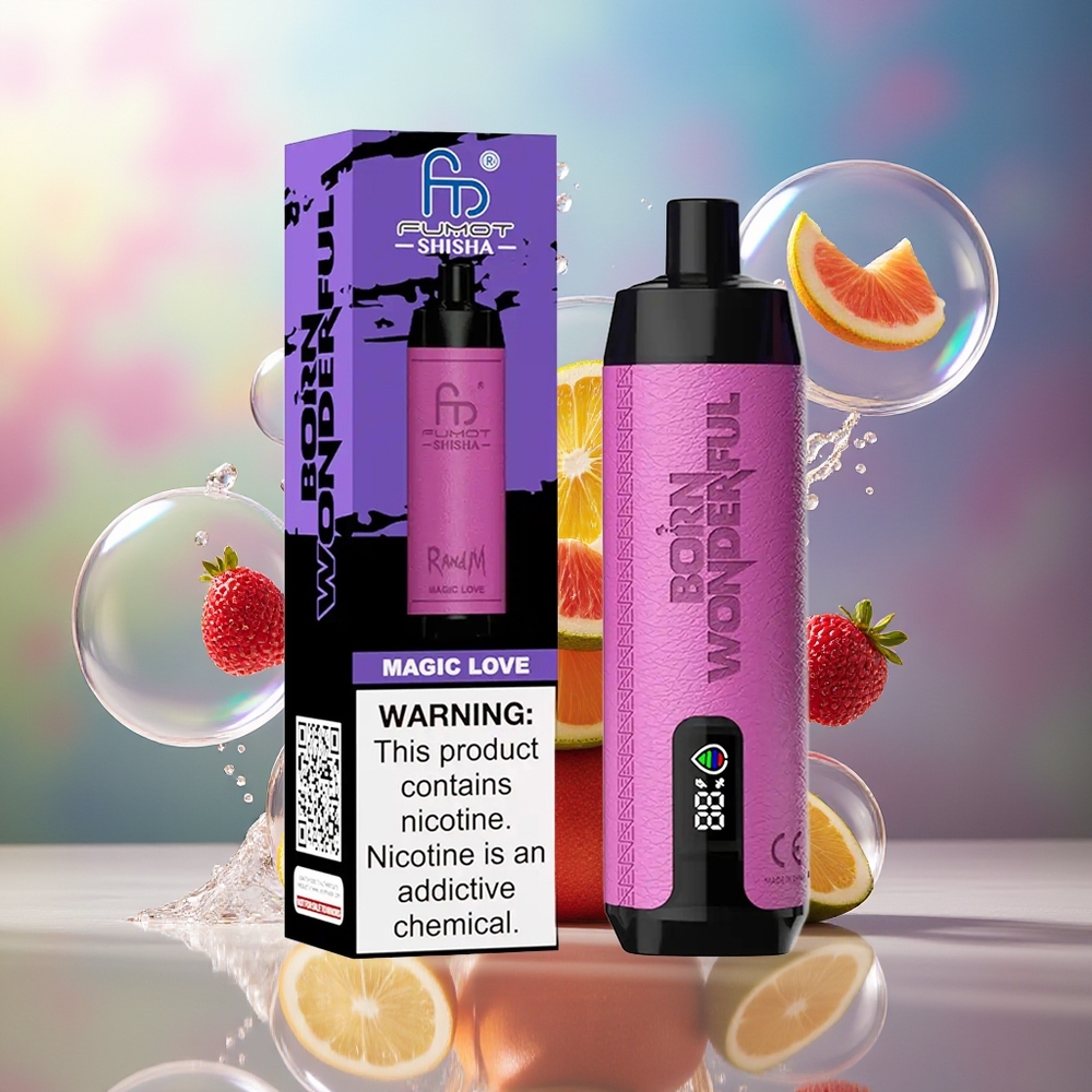 RandM Fumot Shisha 10000 Puffs 850 mAh Engros Danmark Magic Kærlighed