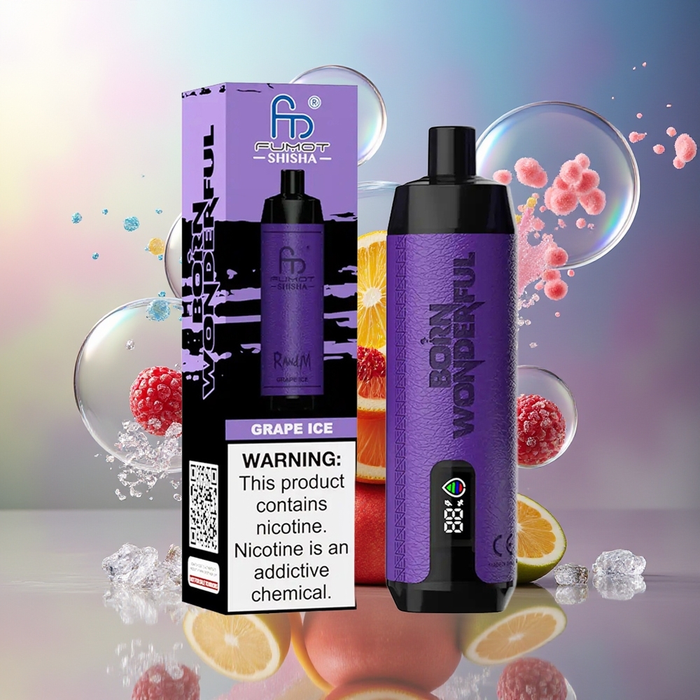 RandM Fumot Shisha 10000 Puffs Engros Danmark 18ml Engangsdamp Isgra