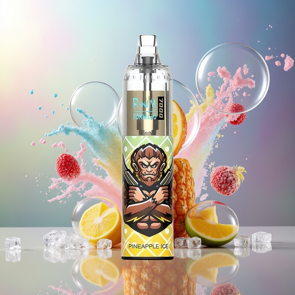 RandM Fumot Tornado 7000 Pust Mesh Coil Ananas Is Engros Danmark