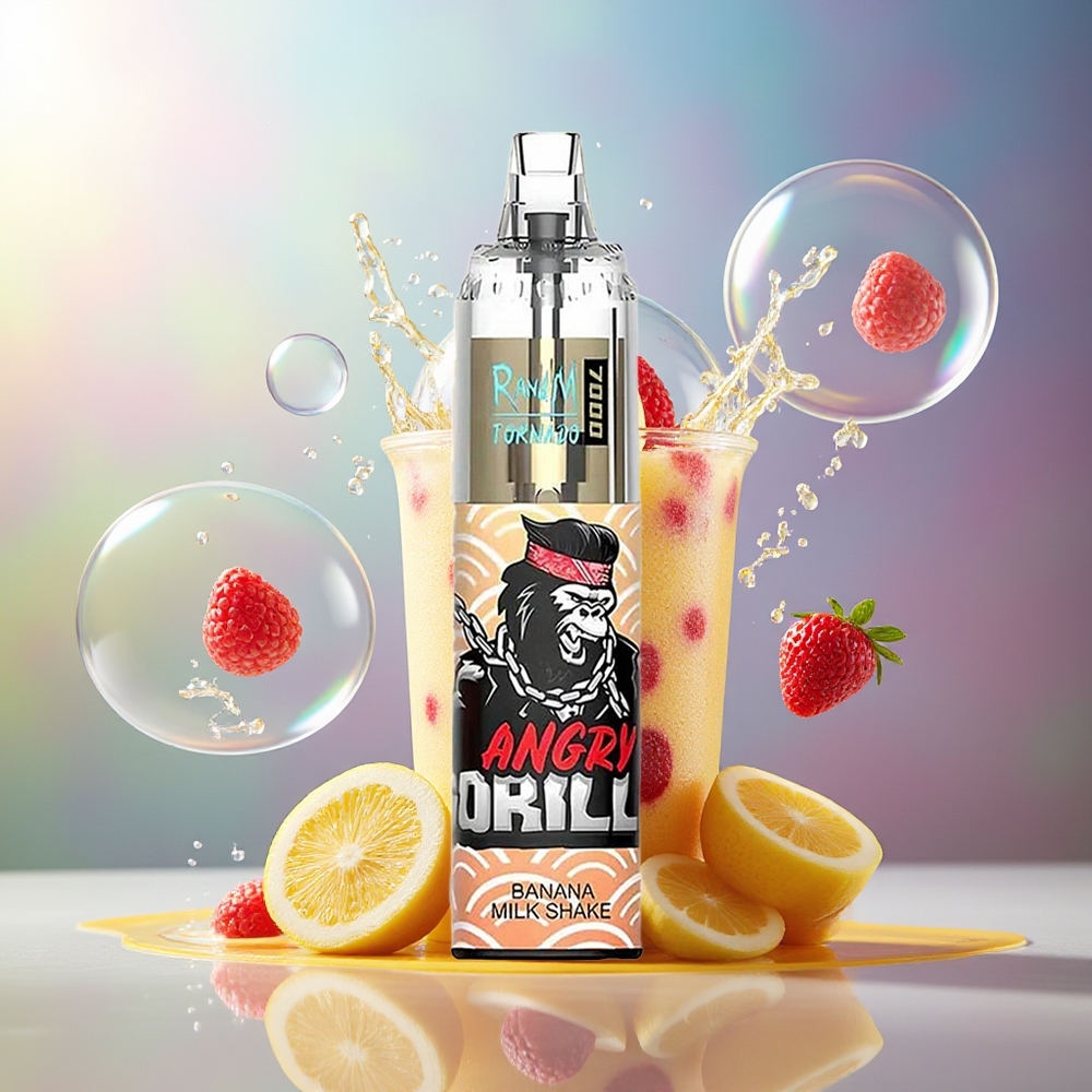 RandM Fumot Tornado 7000 Pust Mesh Coil Banan Milkshake Engros Danmark