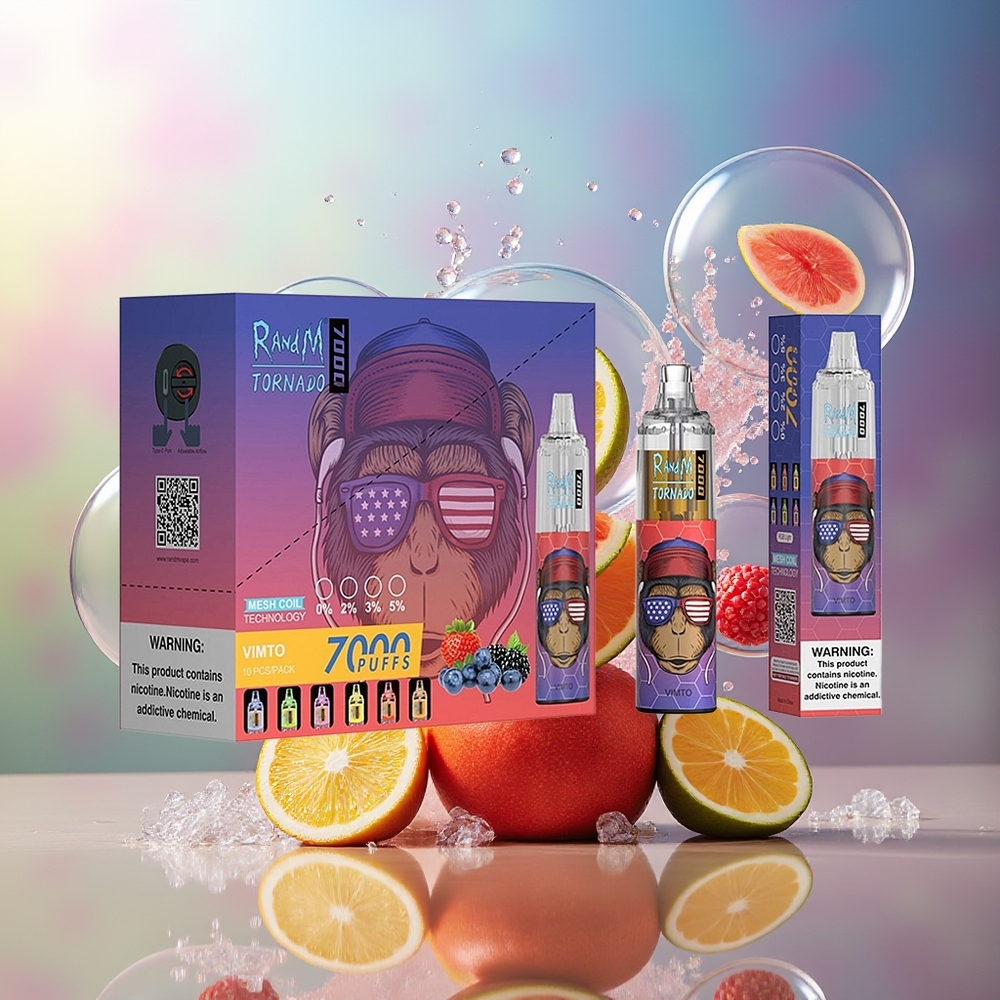 RandM Fumot Tornado 7000 Pust Mesh Engros Danmark Vimto