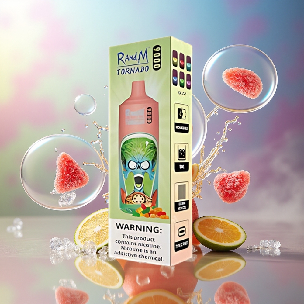 RandM Fumot Tornado 9000 Puffs Gummibjørn Engros Danmark