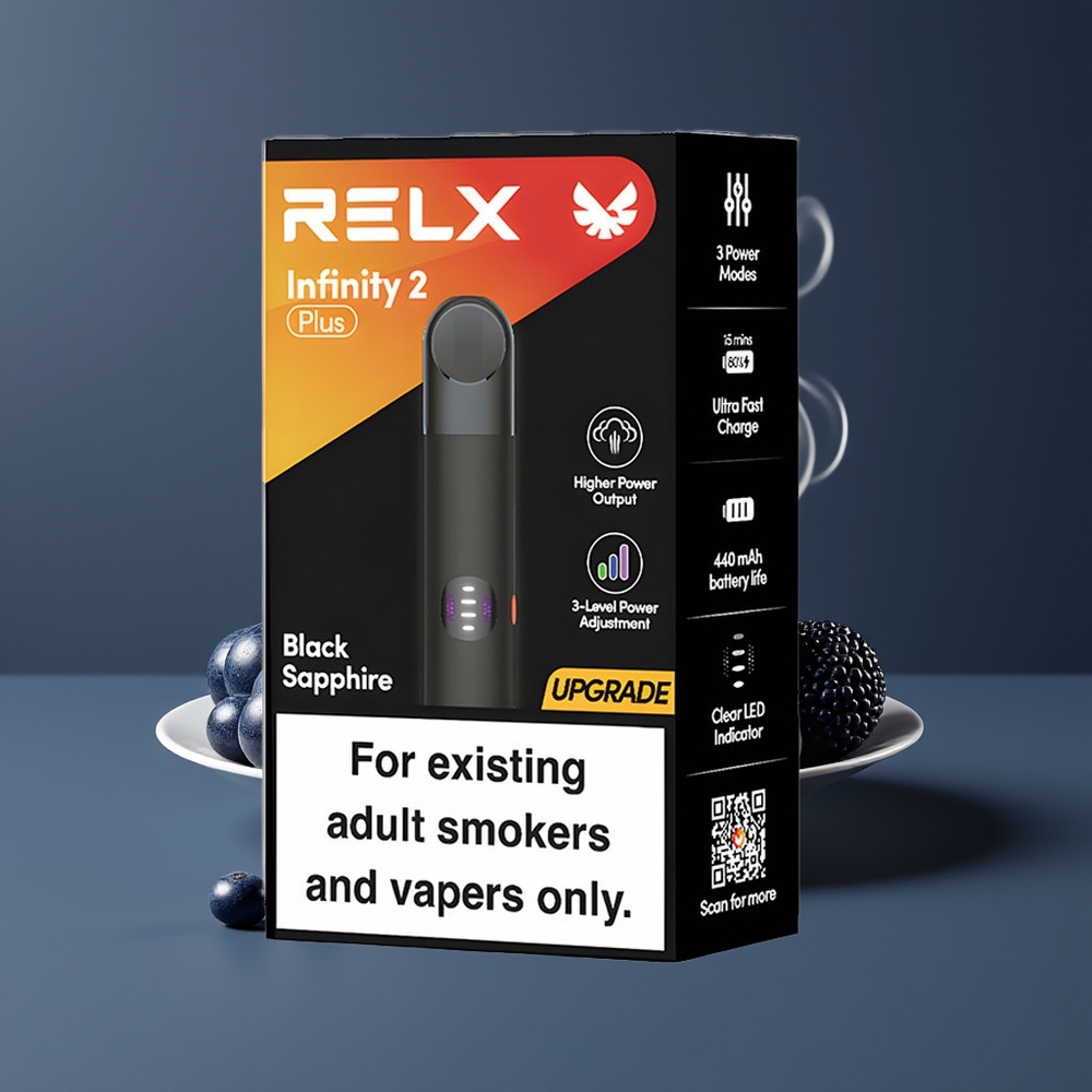 RELX Infinity 2 Plus 10W Enhed Sort Safir Engros Danmark