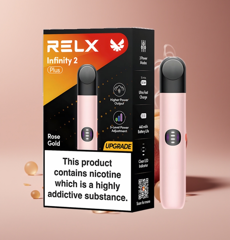 RELX Infinity 2 Plus Enhed 10W Rosenguld Engros Danmark