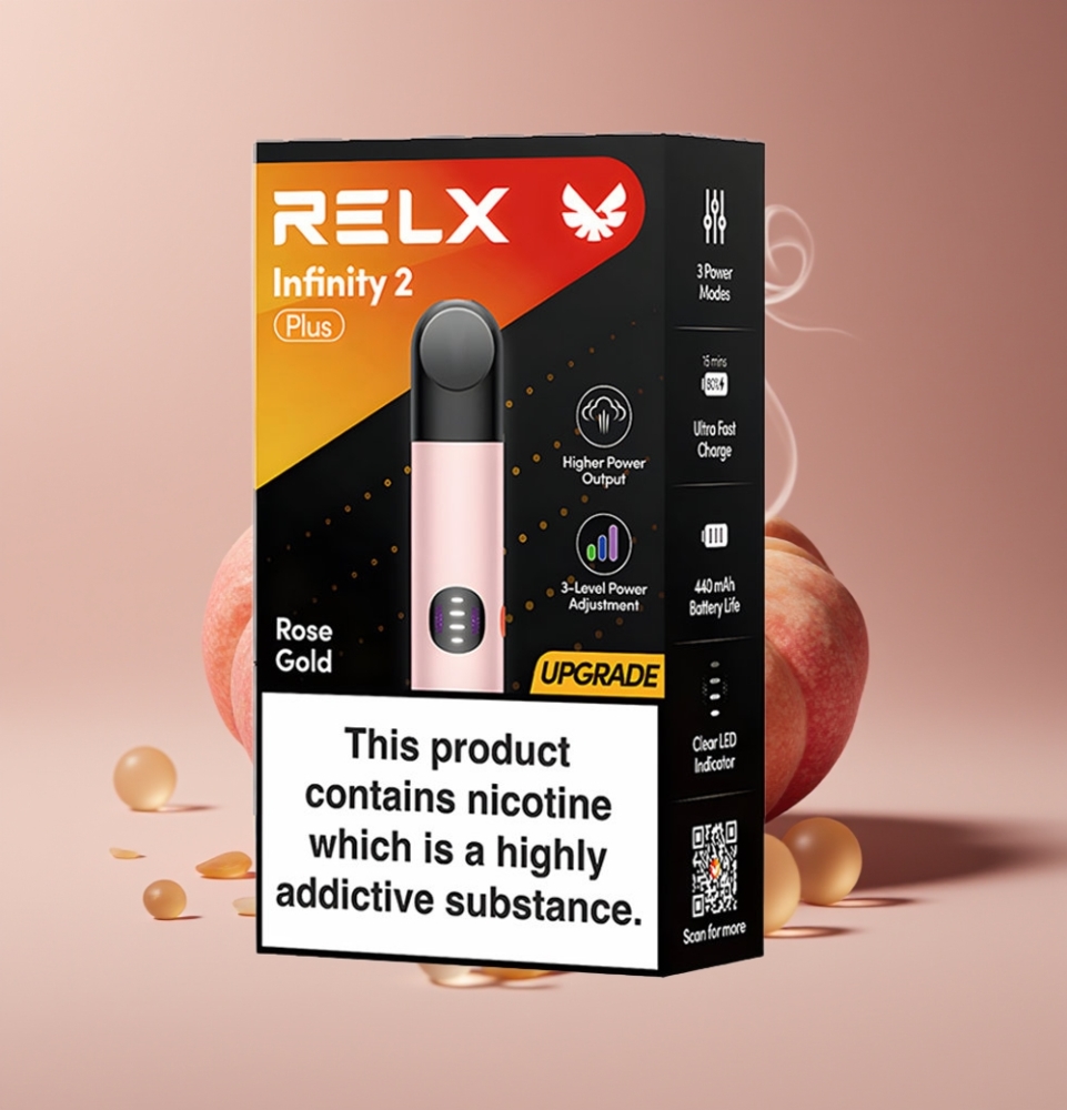 RELX Infinity 2 Plus Enhed 10W Rosenguld Engros Danmark