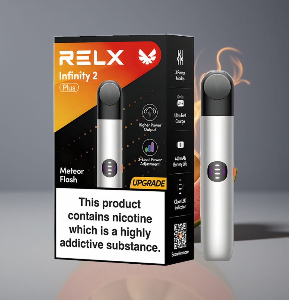RELX Infinity 2 Plus Enhed Meteor Blitz 10W Engros Danmark