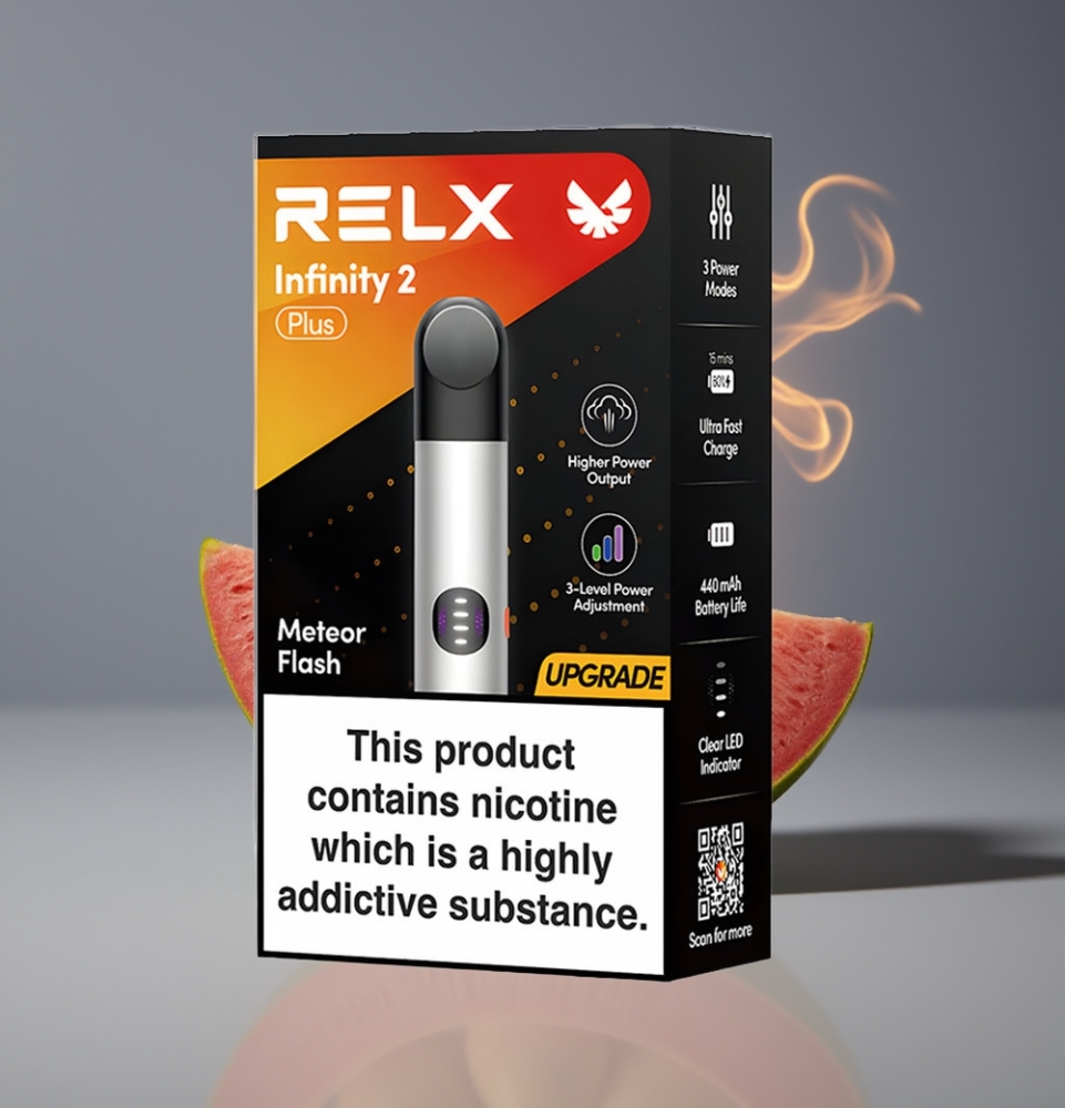 RELX Infinity 2 Plus Enhed Meteor Blitz 10W Engros Danmark