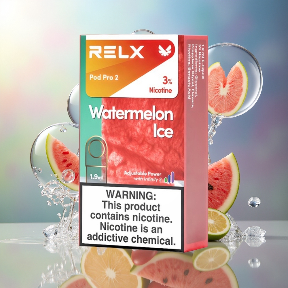 RELX Pod Pro 2 3% Nikotin Vandmelon Is Engros Danmark 1.9ml Boost Mode 8W