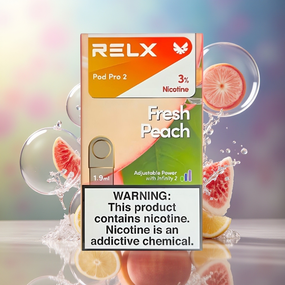 RELX Pod Pro 2 Frisk Fersken 2 Mund 3% Engros Danmark