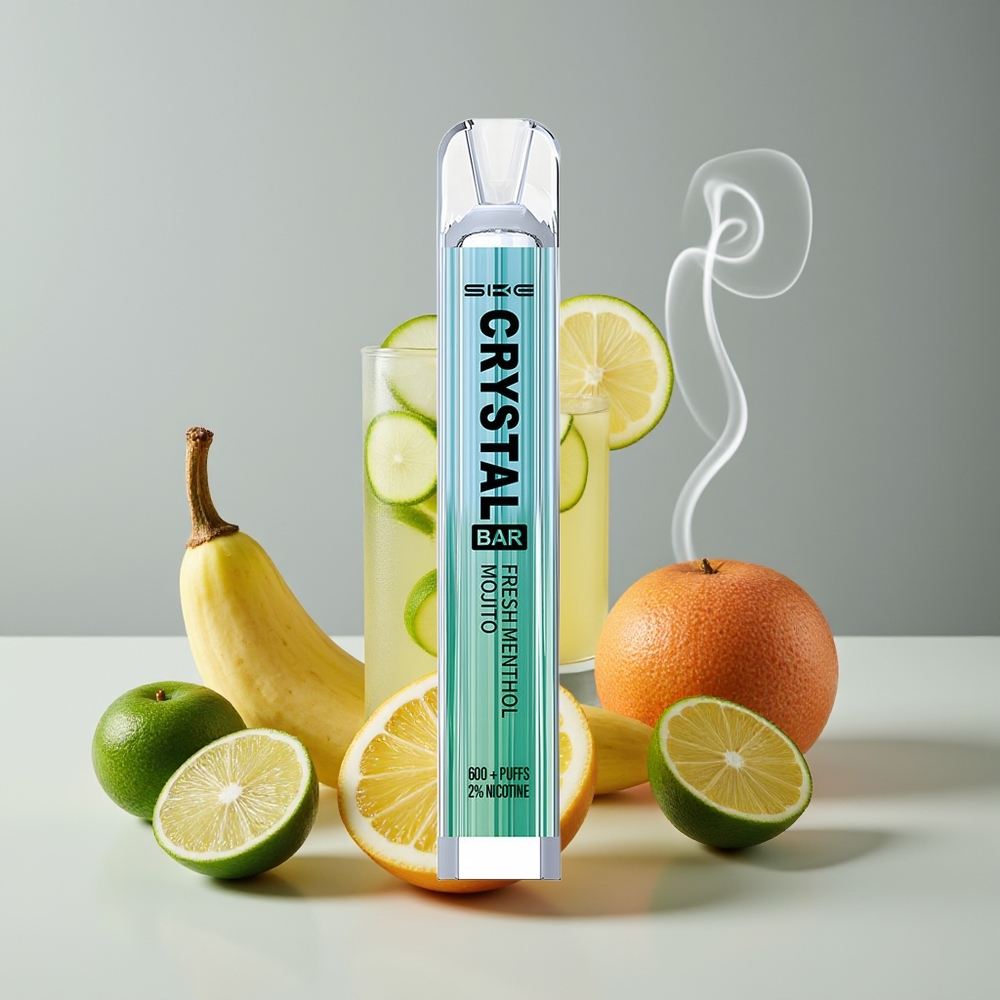 SKE Crystal Bar 600 Engros Danmark 2.0ml Friske Mynte Mojito