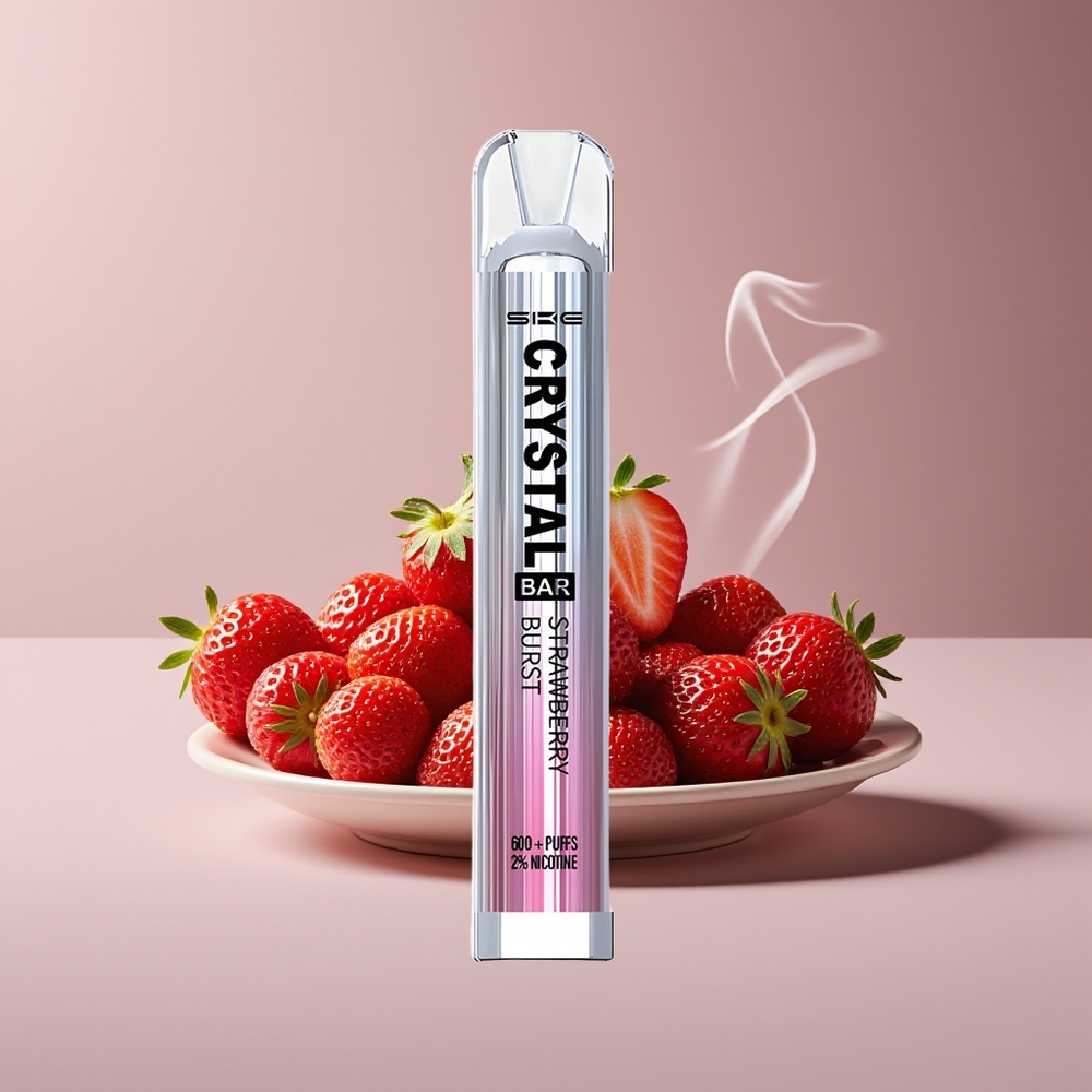 SKE Crystal Bar 600 Engros Danmark 2.0ml Jordbærbrist Disposable Vape