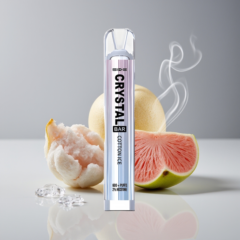 SKE Crystal Bar 600 Engros Danmark 600 Puffs Bomuldsis