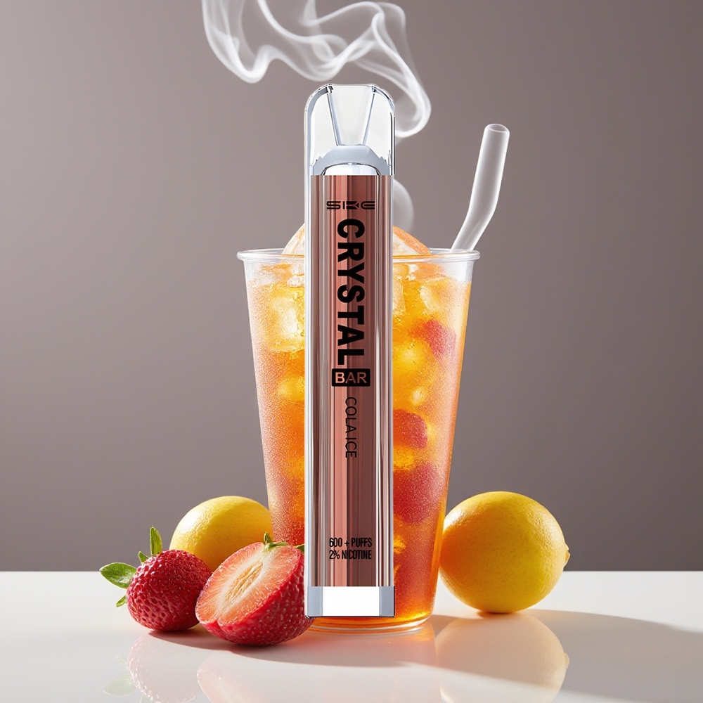 SKE Crystal Bar 600 Engros Danmark Disposable Vape Cola Is 2.0ml