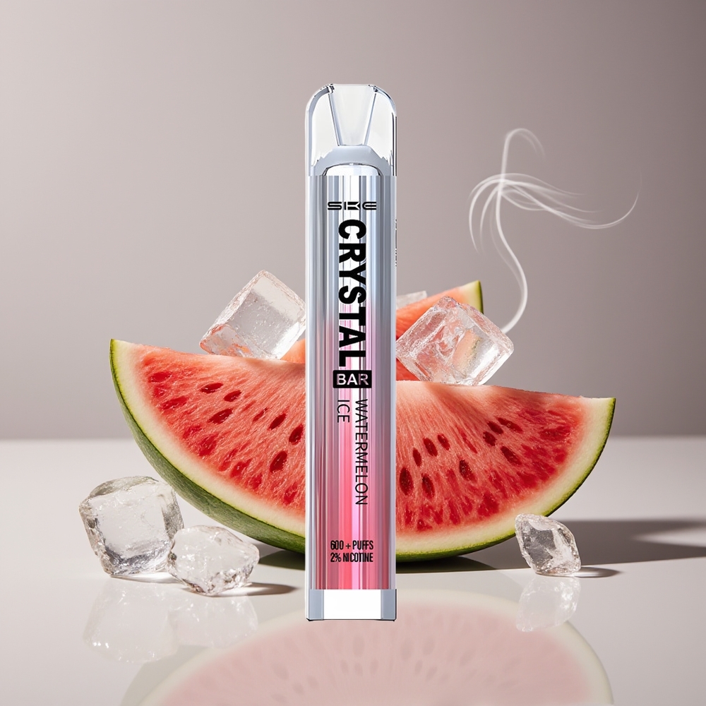 SKE Crystal Bar 600 Engros Danmark Vandmelon Is 2.0ml