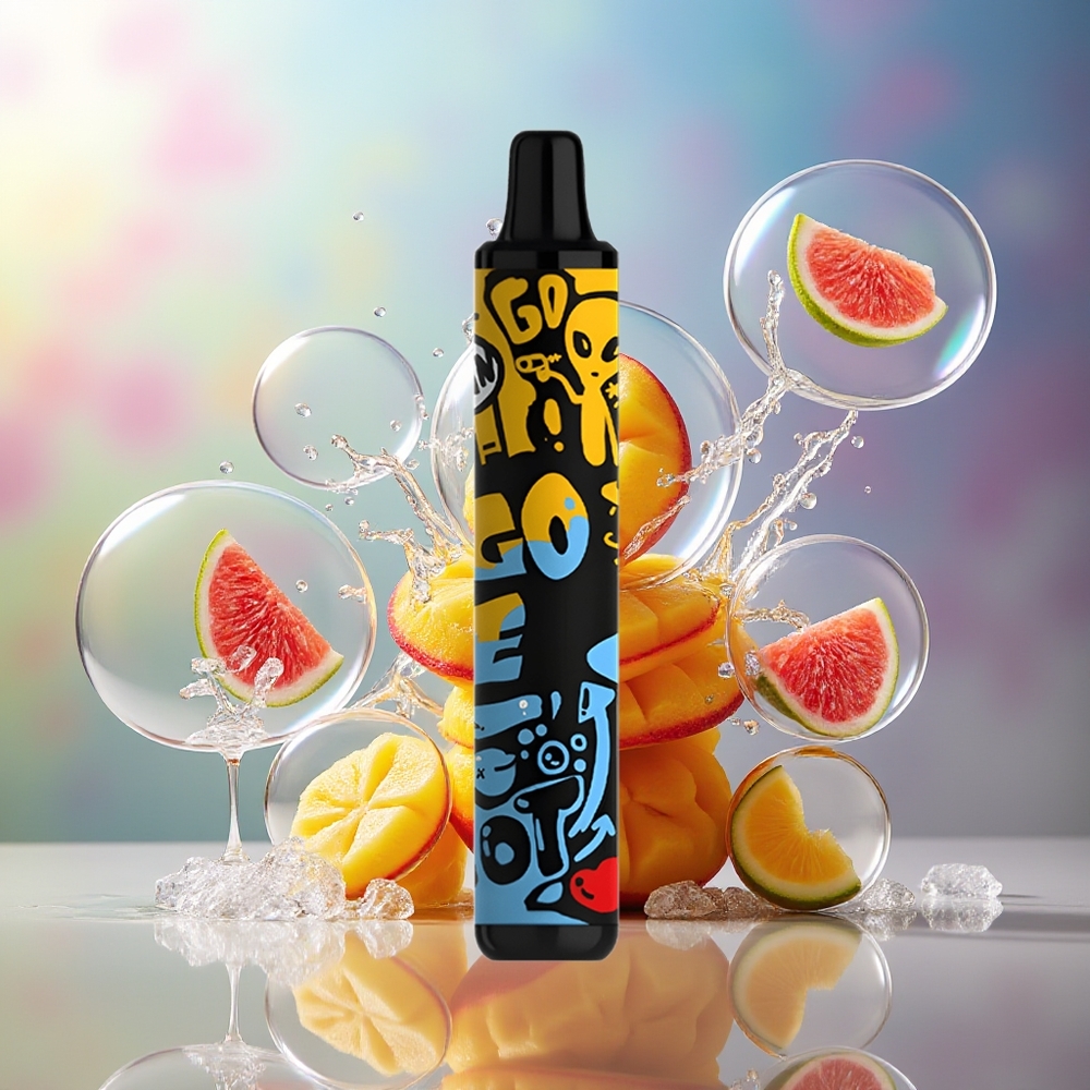 SMOK MINIONE 1600 Pust Engros Danmark 4.5ml Mango Is Engangsdamp