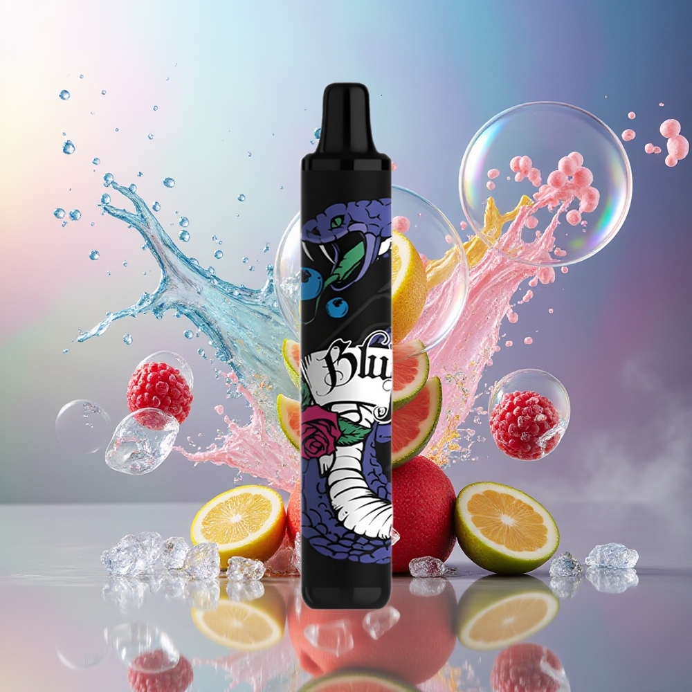 SMOK MINIONE 1600 Pust Engros Danmark Blåbær Is 4.5ml