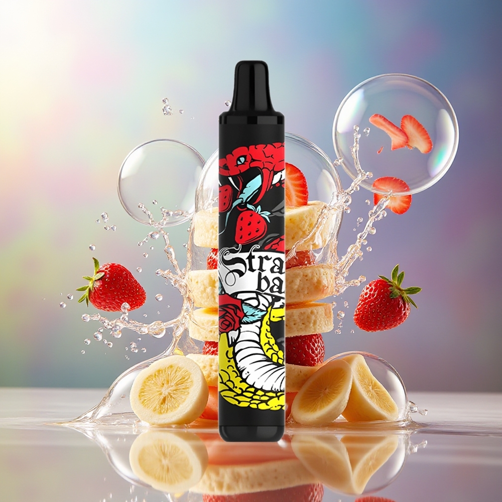 SMOK MINIONE 1600 Pust Engros Danmark Jordbær Banan 4.5ml