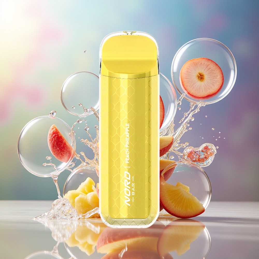 SMOK NORD BAR 4000 Pust Engros Danmark Fersken Ananas 8.5ml