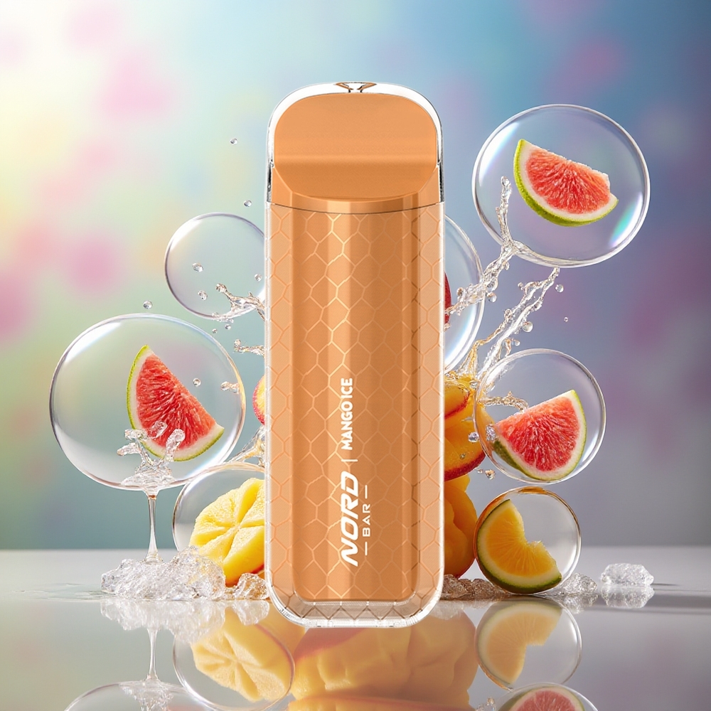 SMOK NORD BAR 4000 Pust Engros Danmark Mango Is 8.5ml