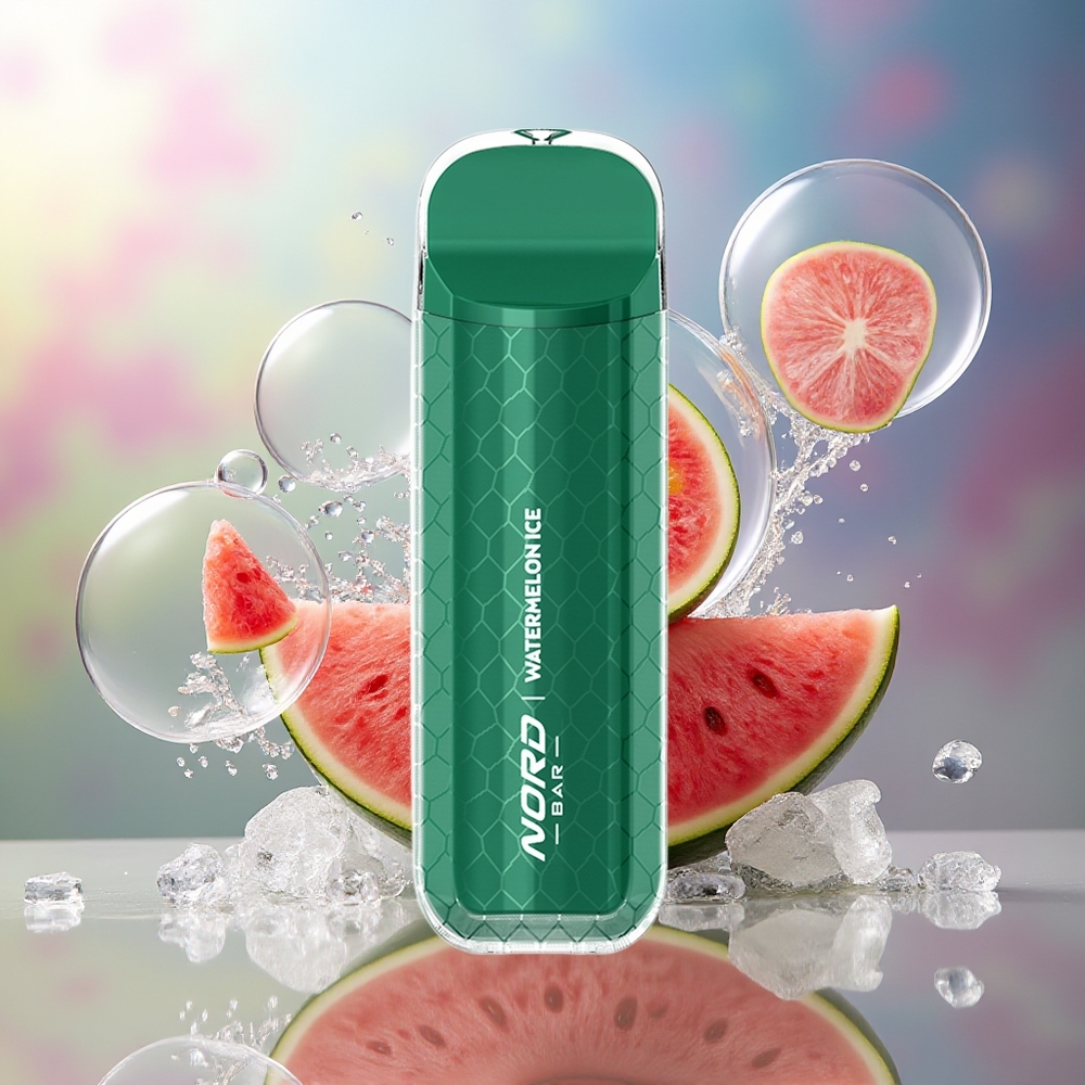 SMOK NORD BAR 4000 Pust Engros Danmark Vandmelon Is 50mg/ml