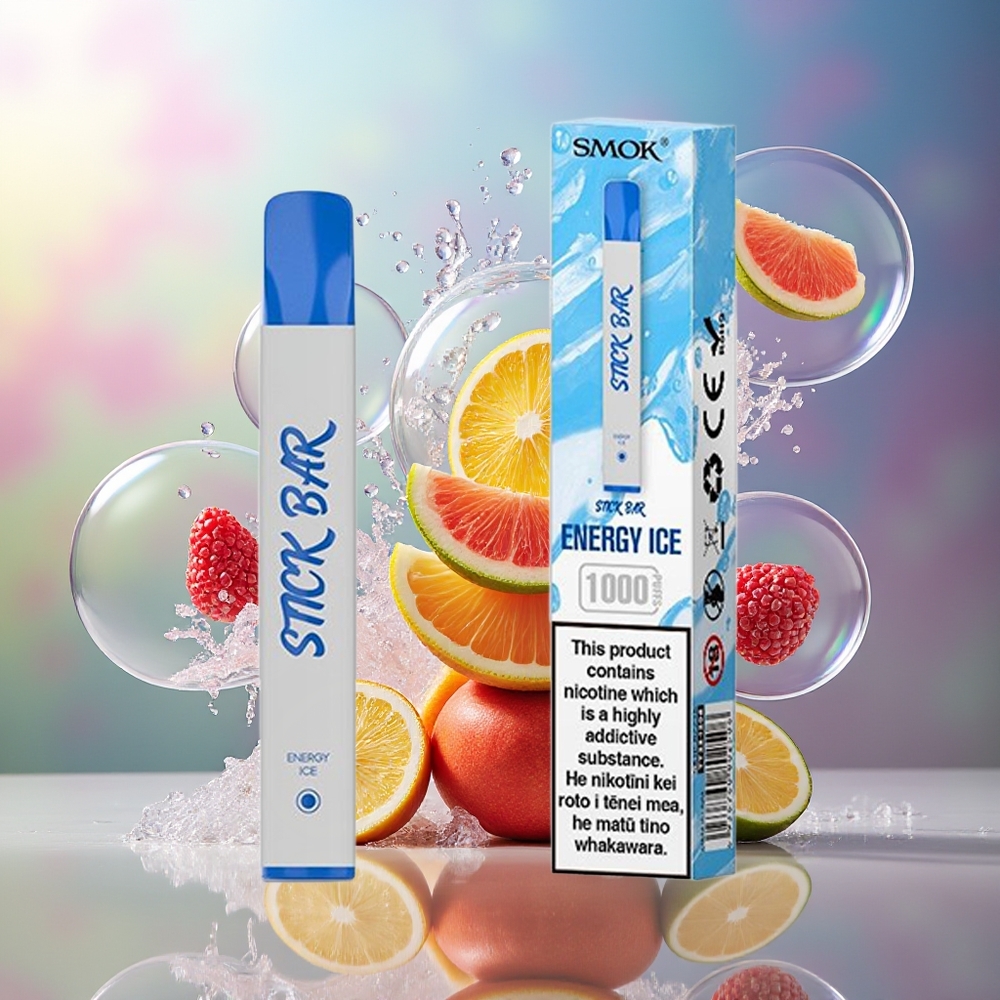 SMOK Stick Bar 1000 Puffs Engros Danmark Energi Is 550mAh