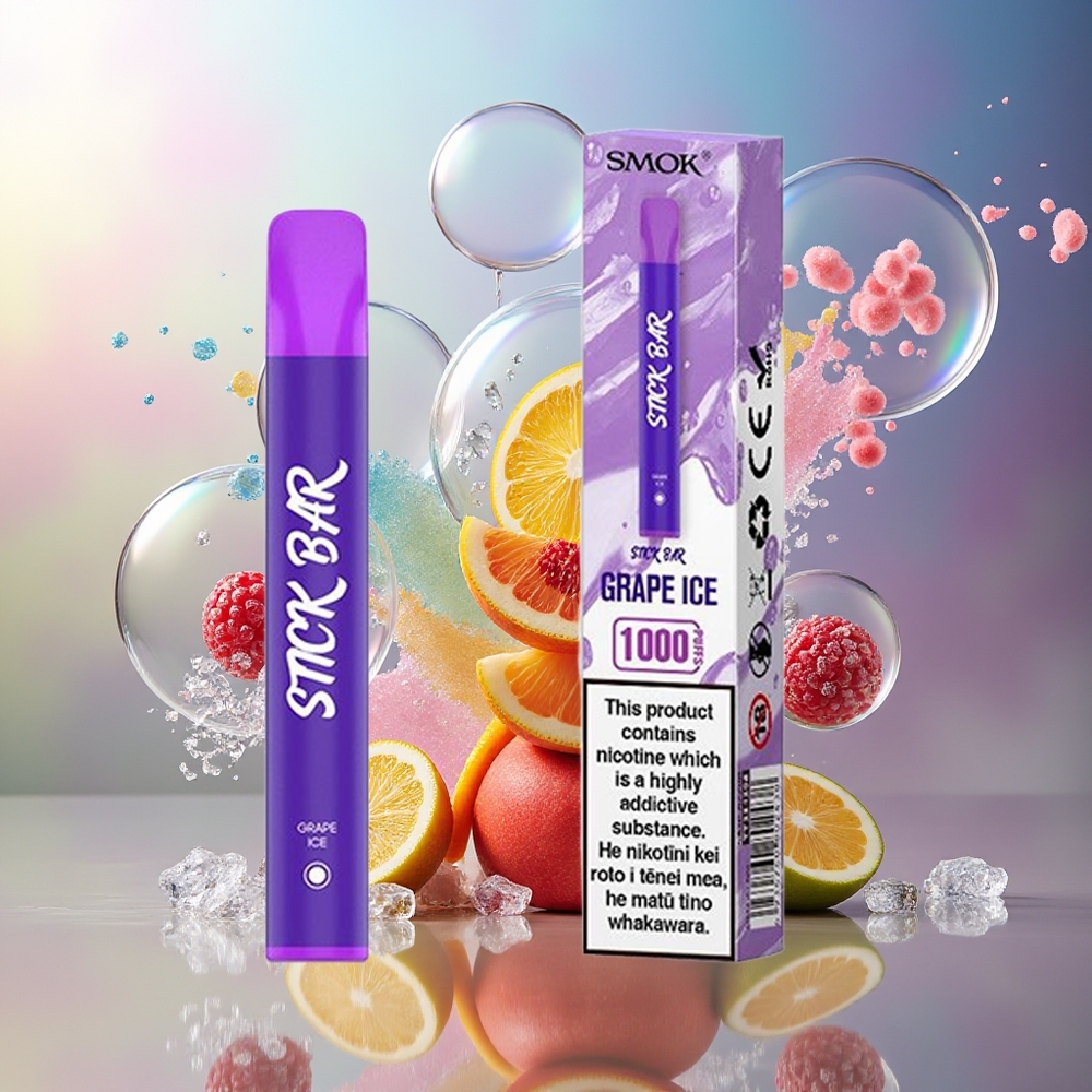 SMOK Stick Bar 1000 Pust Engros Danmark Vandret Is 550mAh