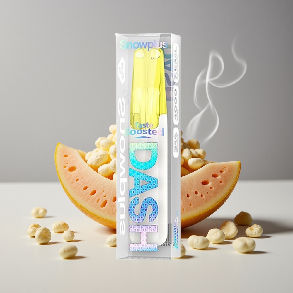 Snowplus Dash 4000 Puffs 5% Engros Danmark Vaniljepopcorn