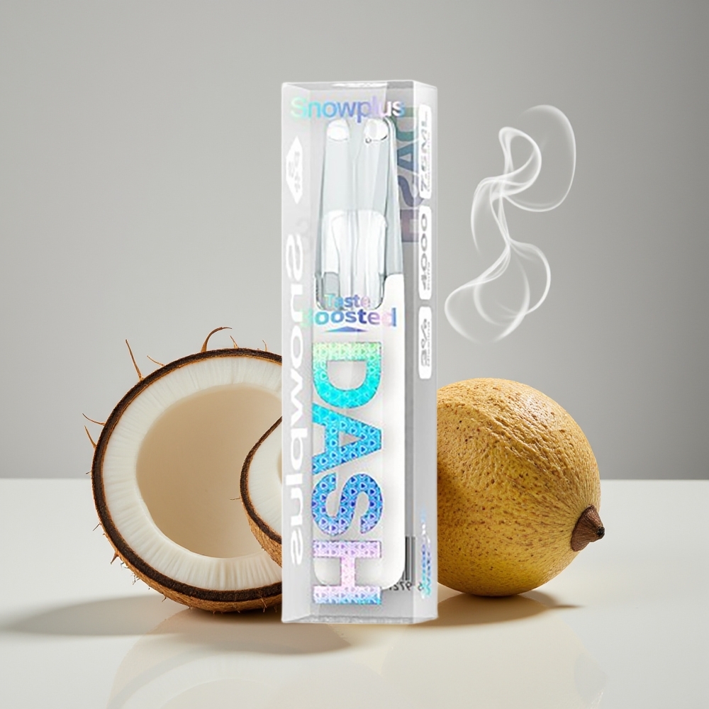 Snowplus Dash 4000 Puffs Engros Danmark Disposable Enhed Kokosvand 3%
