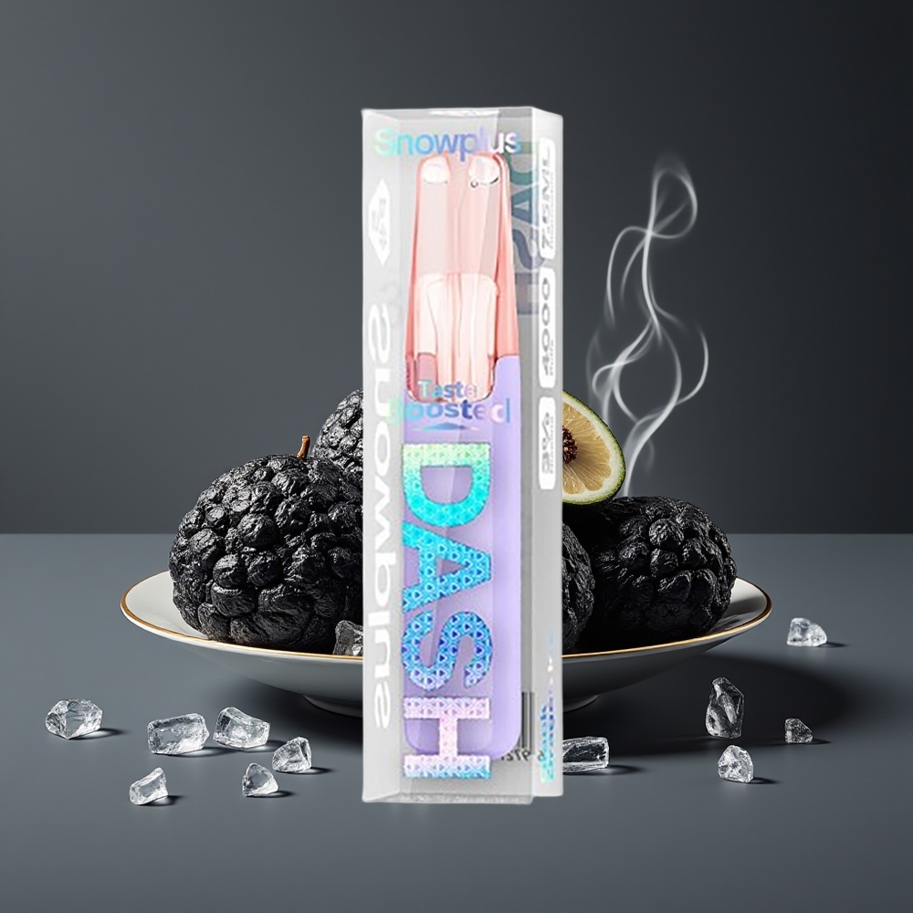 Snowplus Dash 4000 Puffs Engros Danmark Sort Drage Is Ceramic 7,5 ml