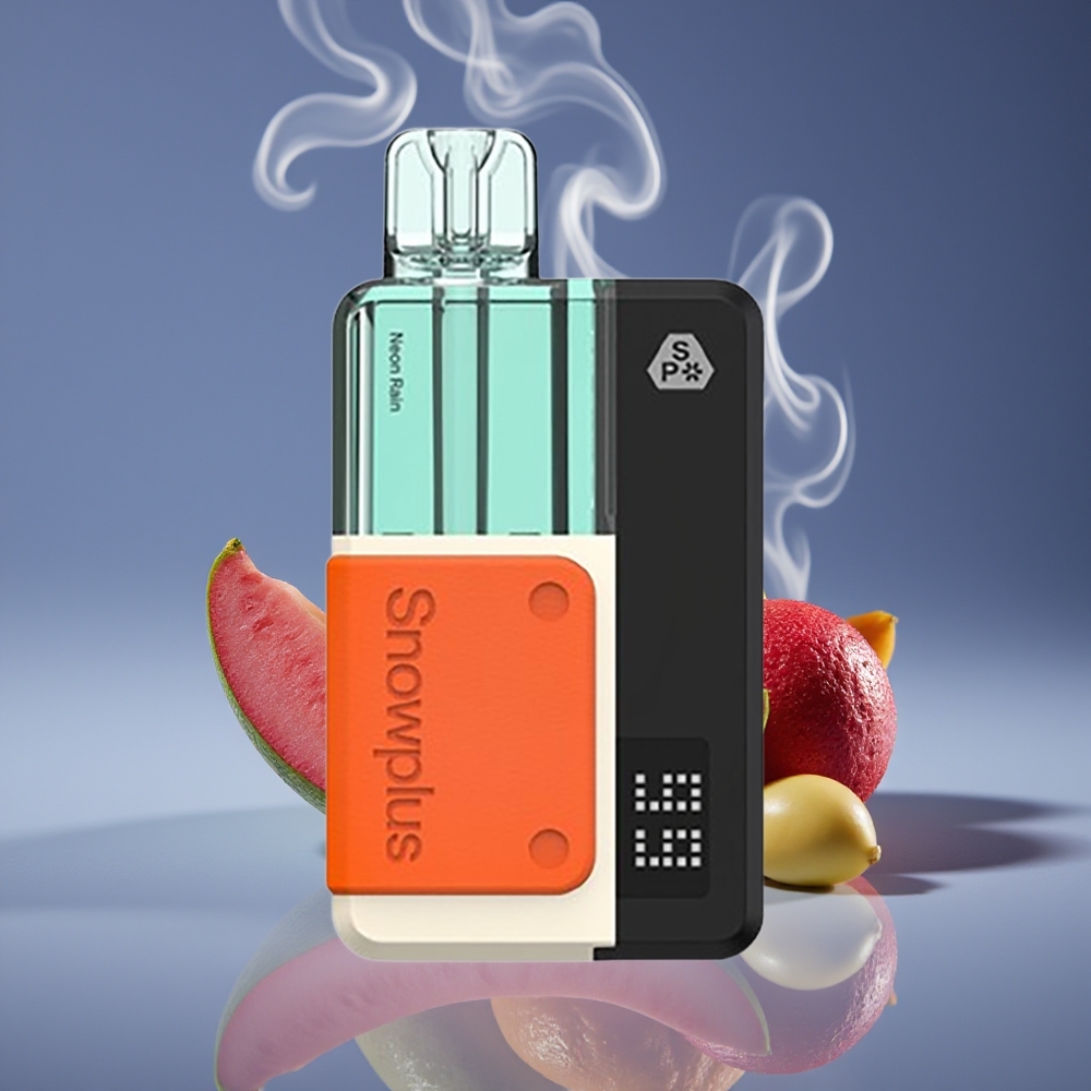 Snowplus Swift 5000 Puffs Dual Mesh Engros Danmark Neon Regn
