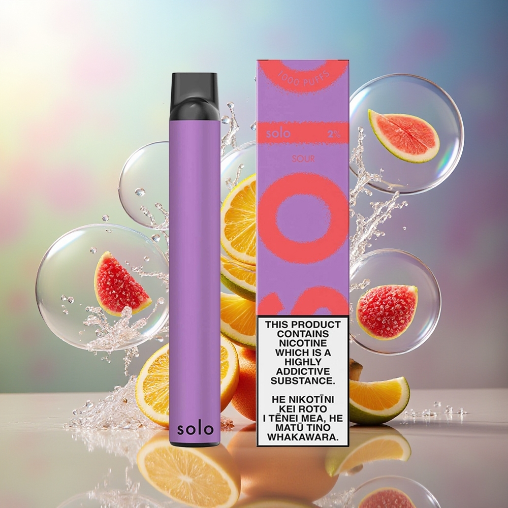 Solo 1000 Puffs Engros Danmark Bær Mesh 3,5ml